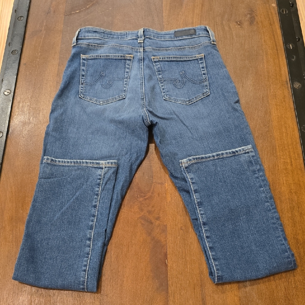 AG Adriano Goldschmied Blue Denim Jeans, MARI, MID-RISE, 29